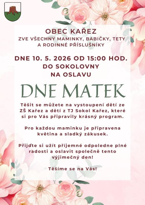 oslava Dne matek